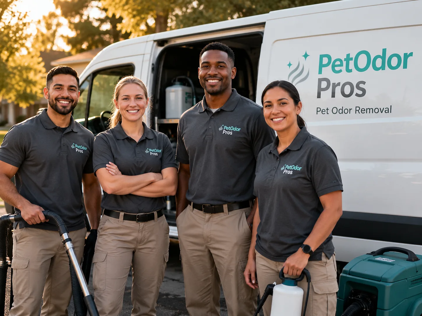 Pet Odor Removal team serving Zahl, ND